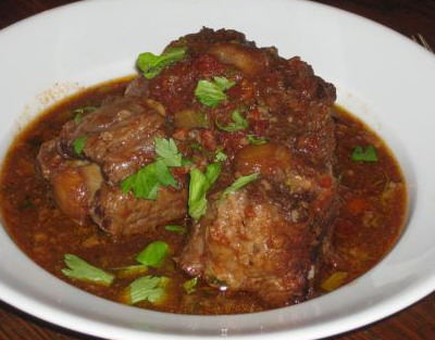 Braised Oxtail with Port