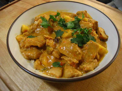 Slow Cooker Chicken and Mango Curry