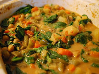 Slow Cooker Vegetable Curry 