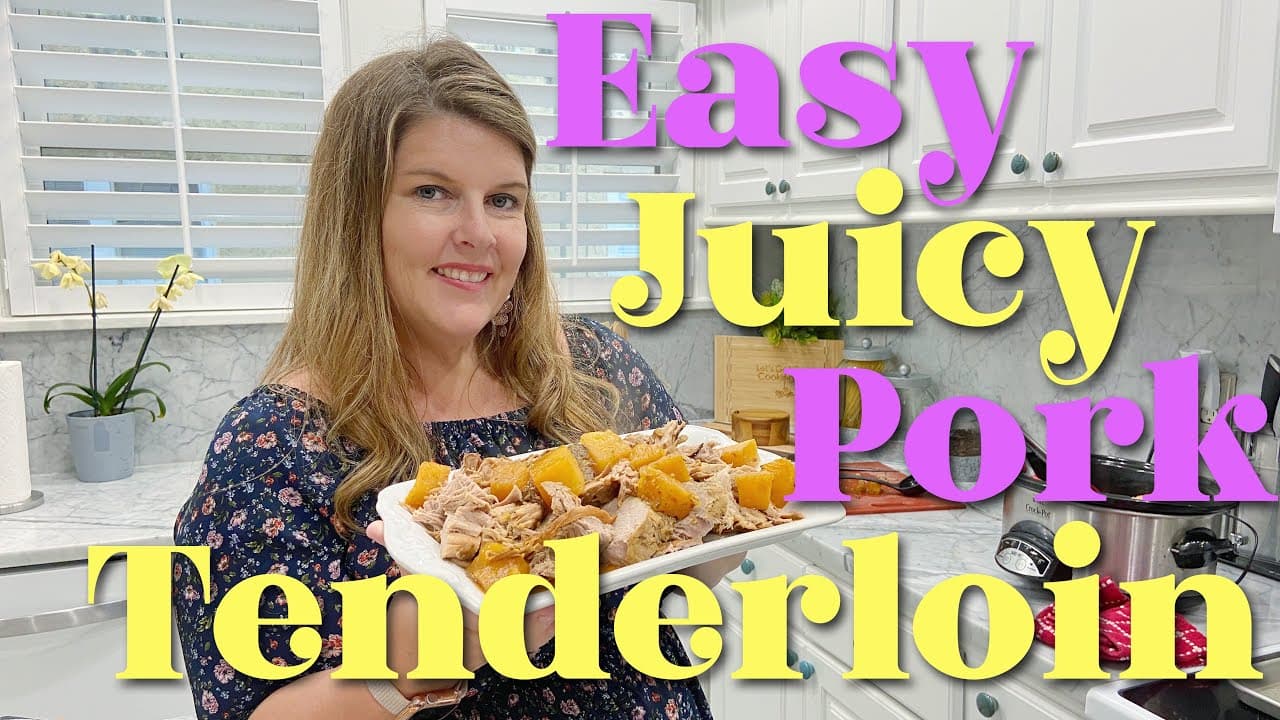Video thumbnail: Crockpot Pork Tenderloin
