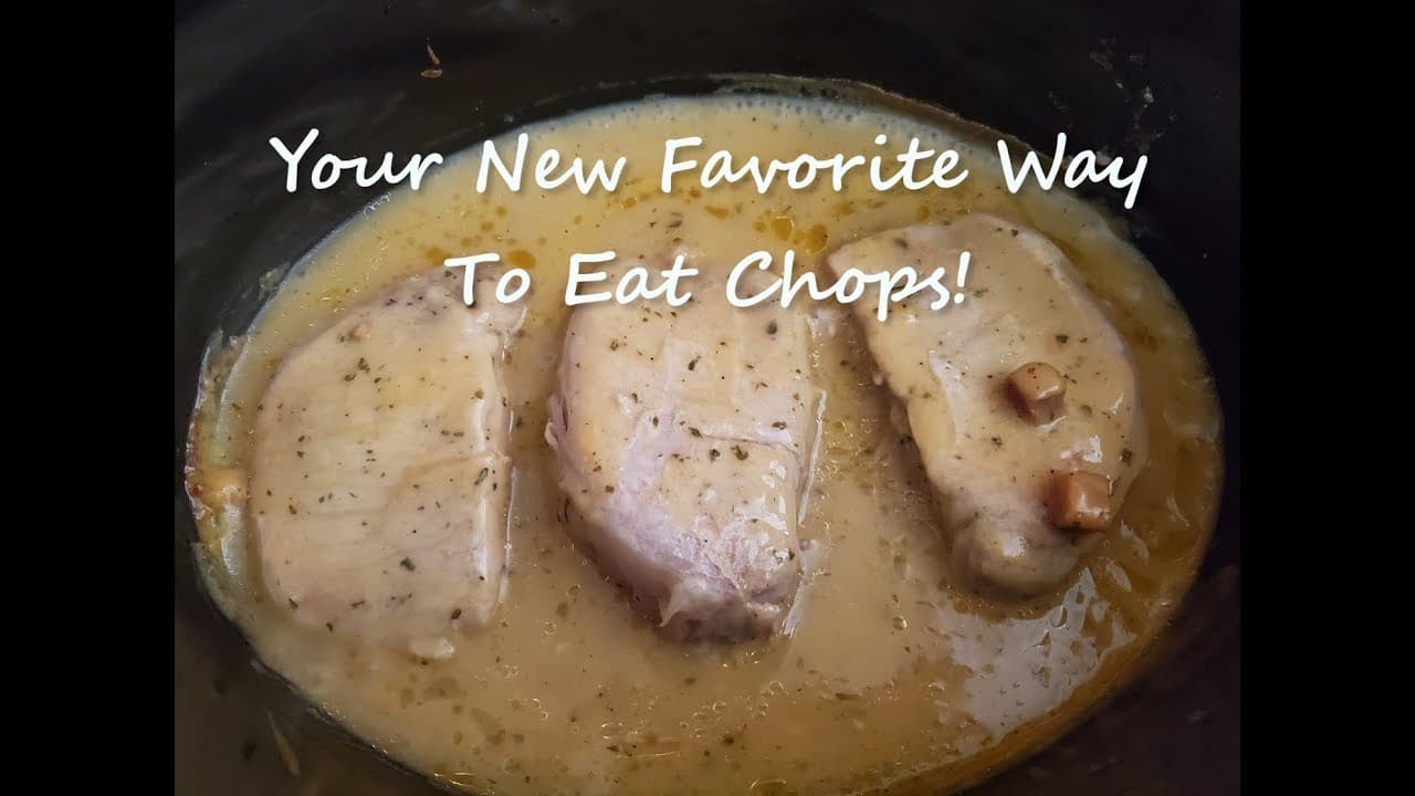 Video thumbnail: How To Make Pork Chops in the Crockpot - Only 3 Ingredients