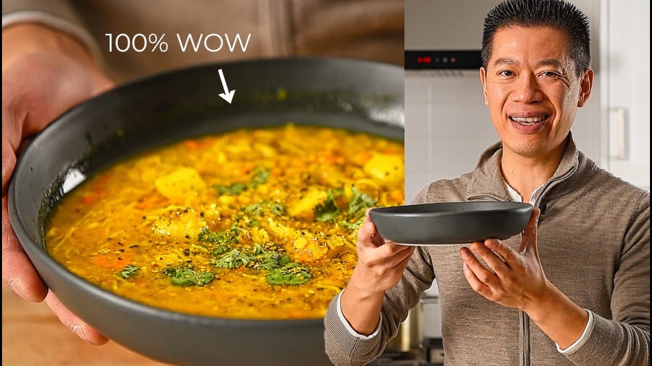 Video thumbnail: The NEW Lentil Soup I've been making every week!