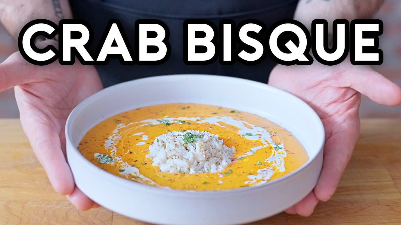 Video thumbnail: Binging with Babish: Crab Bisque from Seinfeld