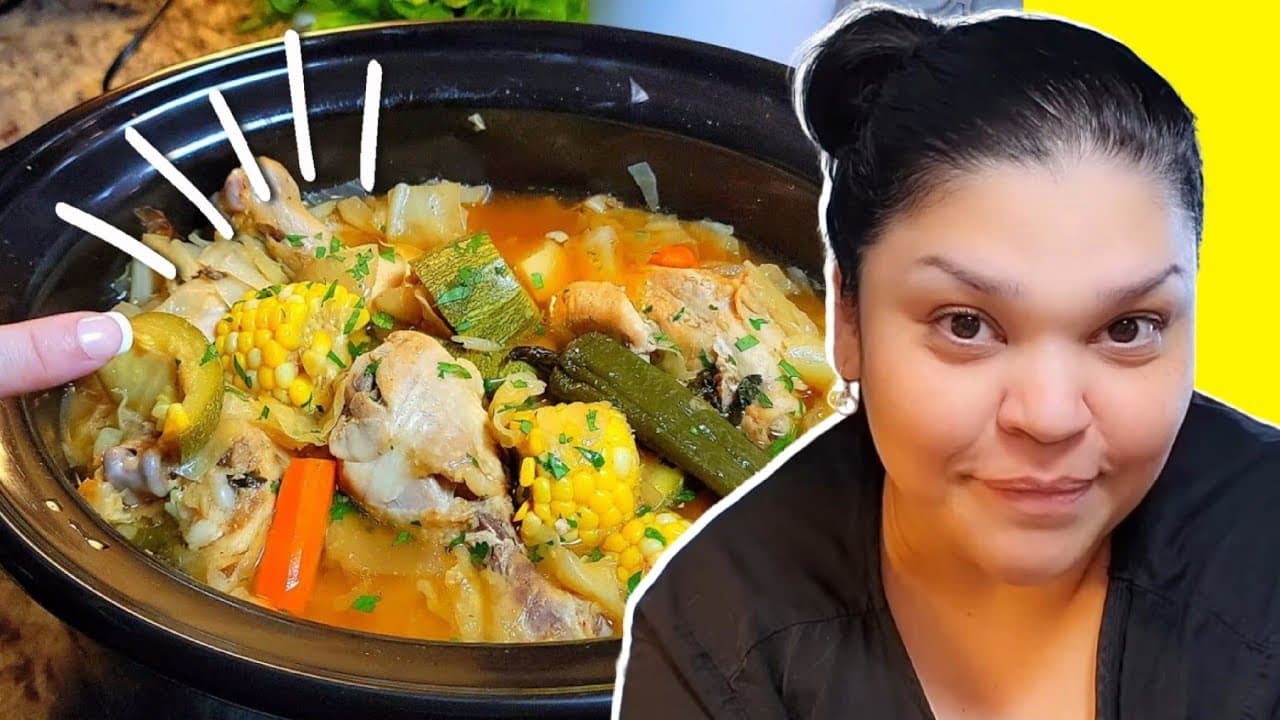 Video thumbnail: Slow Cooker CALDO DE POLLO | Mexican Chicken Soup Recipe