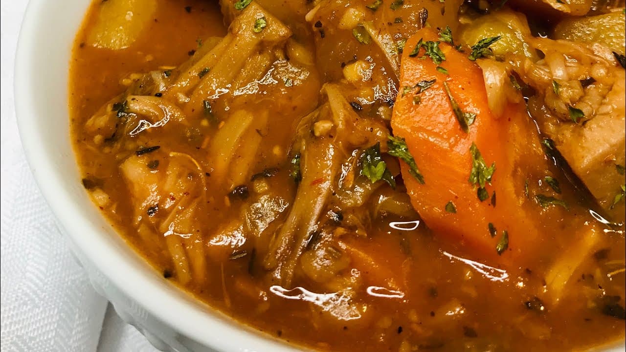 Video thumbnail: The BEST Vegan Slow Cooker Stew | B Foreal