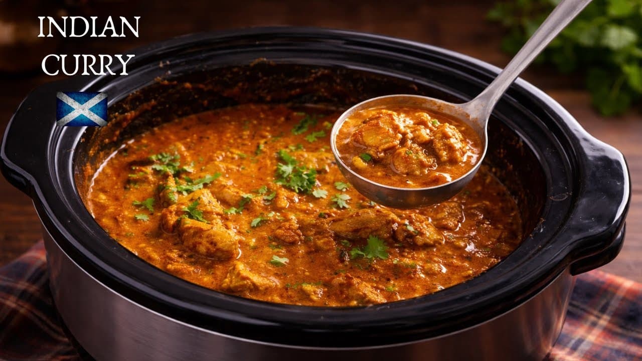 Video thumbnail: Chicken Curry | Indian takeaway style | Crockpot Recipe | Slow Cooker Curry