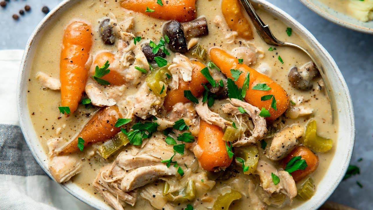 Video thumbnail: My Homemade Slow Cooker Chicken Casserole Recipe