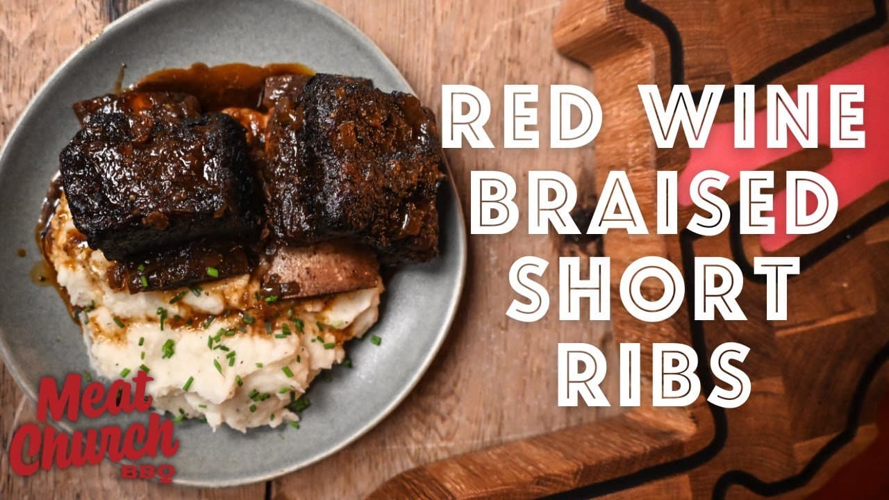 Video thumbnail: The Ultimate Comfort Food - Red Wine Braised Short Ribs