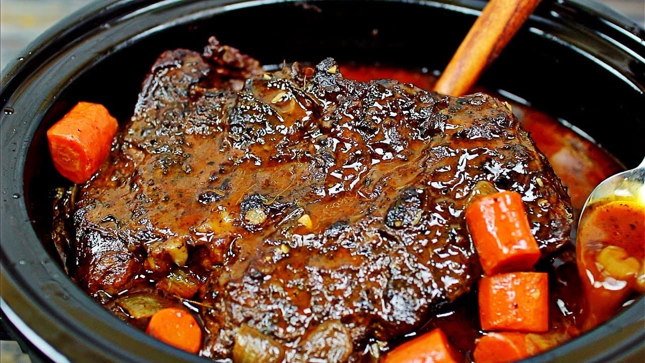 Video thumbnail: Slow Cooker Beef Pot Roast Recipe - How to Make Flavorful Beef Pot Roast in the Slow Cooker