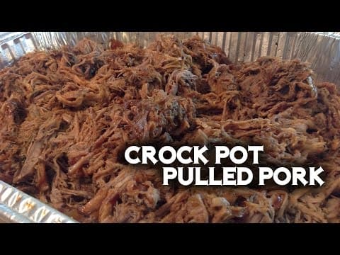 Video thumbnail: How to make Pulled Pork in a Crock Pot