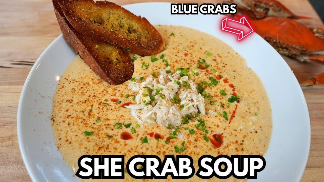 Video thumbnail: This Is The BEST SOUP I've Ever Made! | Life Changing She Crab Soup Recipe
