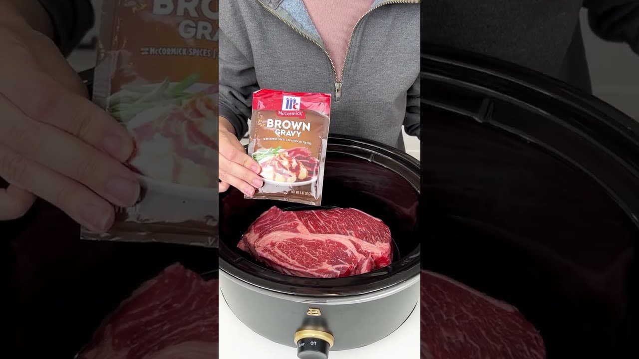 Video thumbnail: All in one crockpot dinner