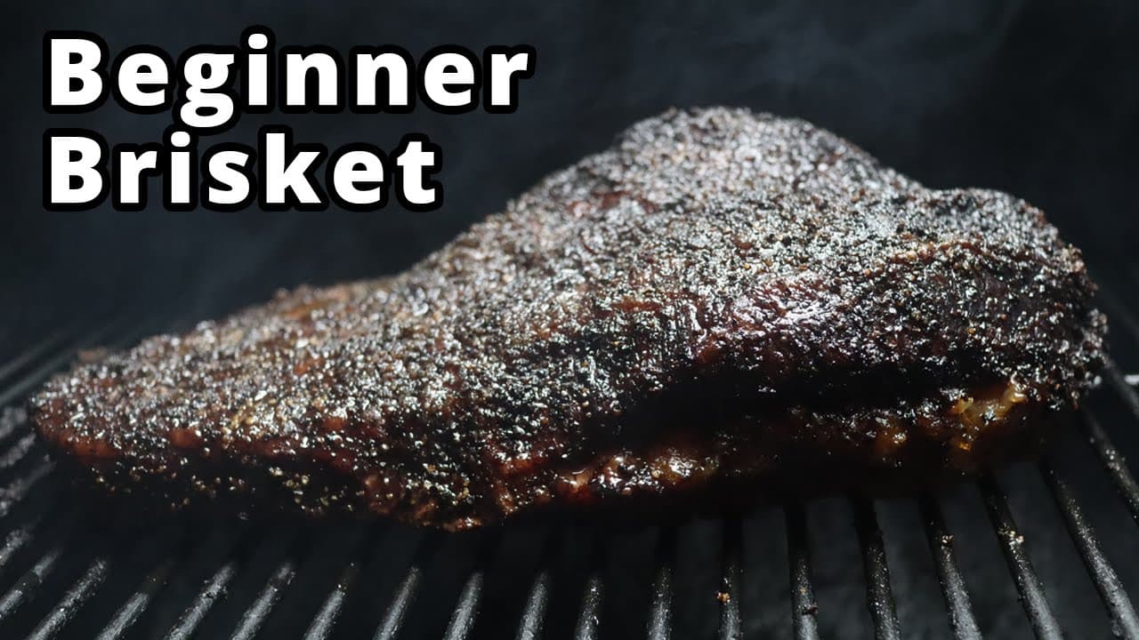 Video thumbnail: EASY smoked brisket recipe to nail it your first time