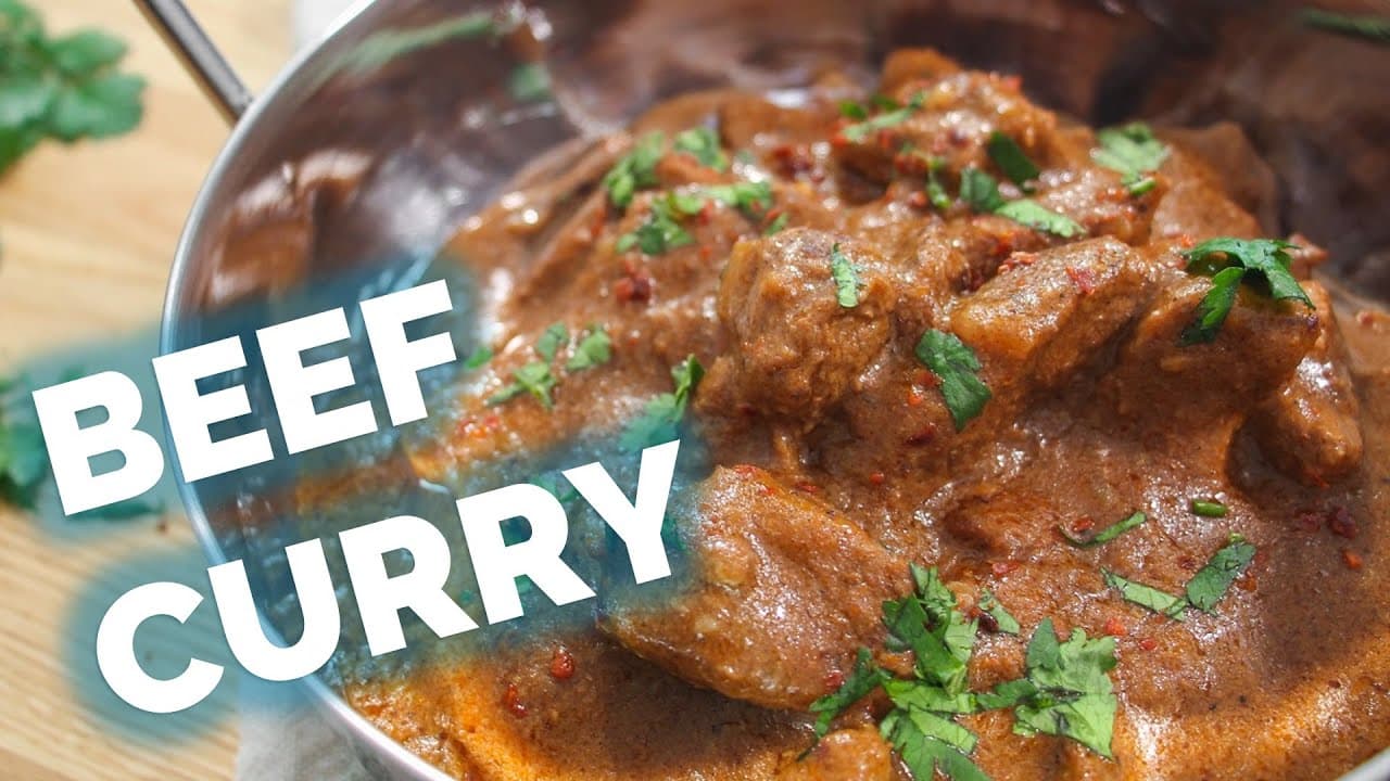 Video thumbnail: Slow Cooker Banging Beef Curry: Tender and Delicious!