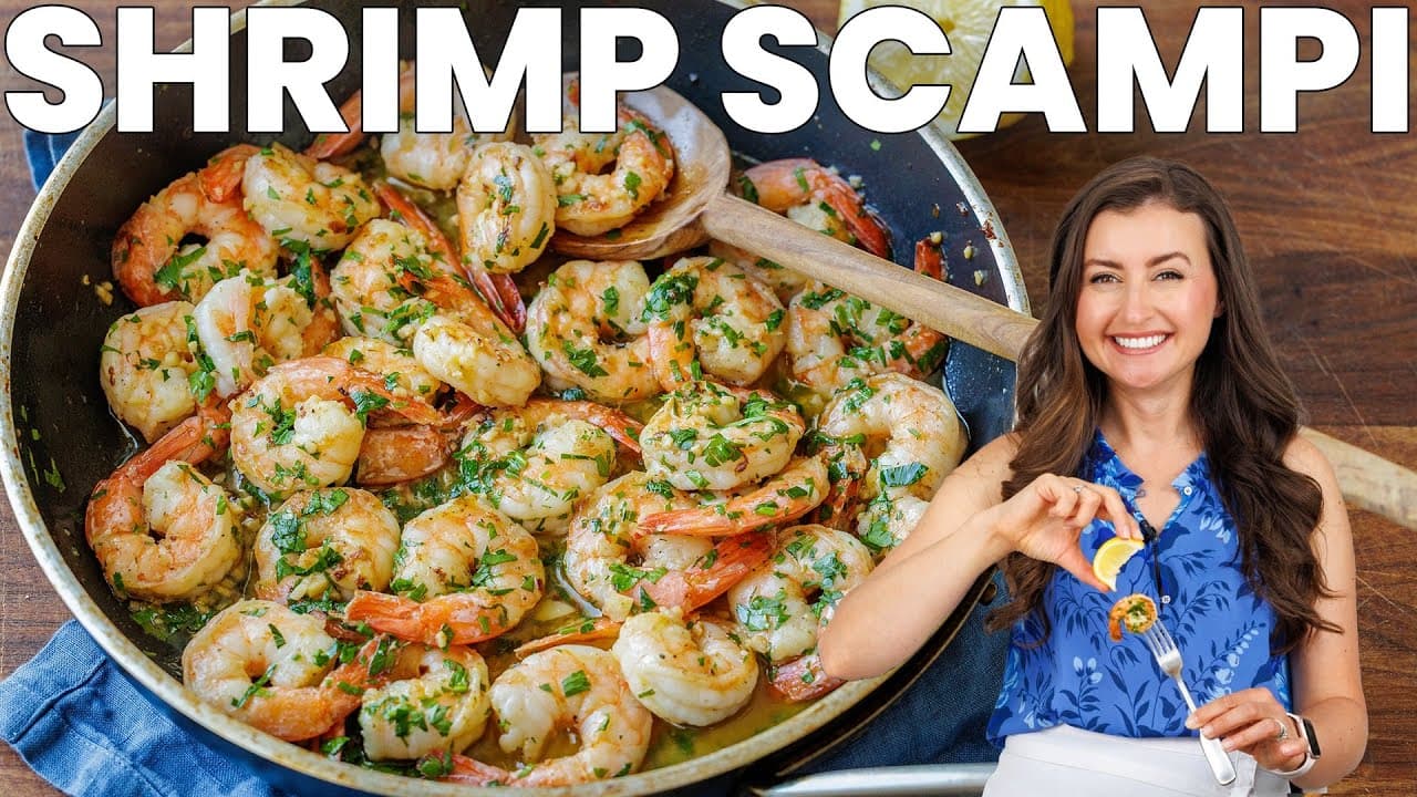 Video thumbnail: The Best Shrimp Scampi in 10 Minutes!