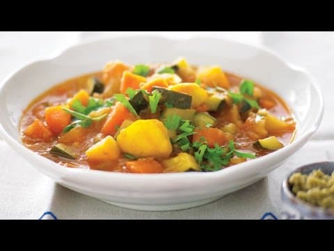 Video thumbnail: Slow Cooker Winter Vegetable Soup | One Pot Chef