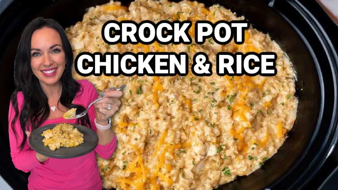 Video thumbnail: Crock pot Chicken and Rice