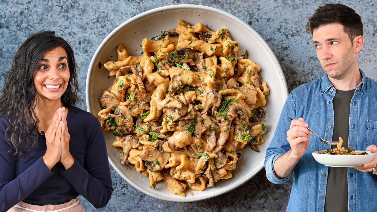 Video thumbnail: The recipe that got my boyfriend to finally like mushrooms