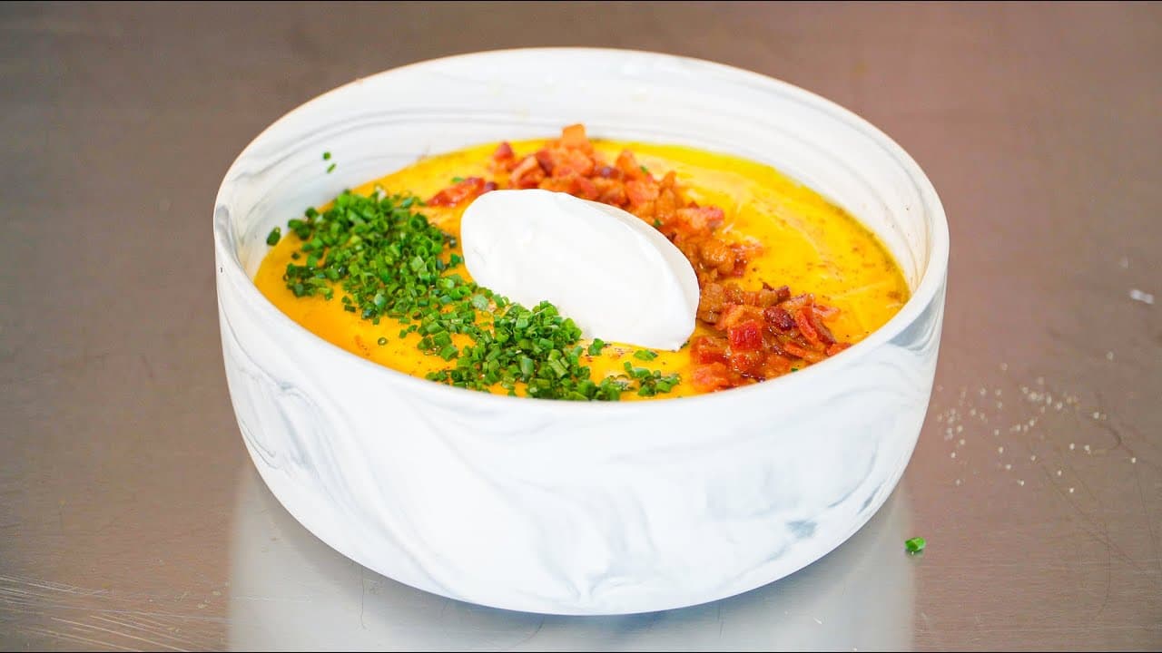 Video thumbnail: Homemade Restaurant Quality Butternut Squash Soup