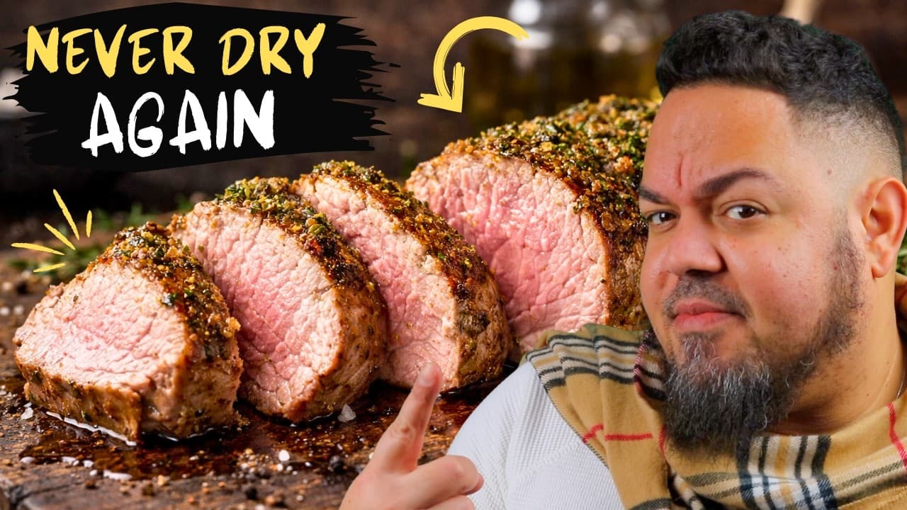 Video thumbnail: Juicy Pork Tenderloin Recipe – Never Dry, Easy & Foolproof