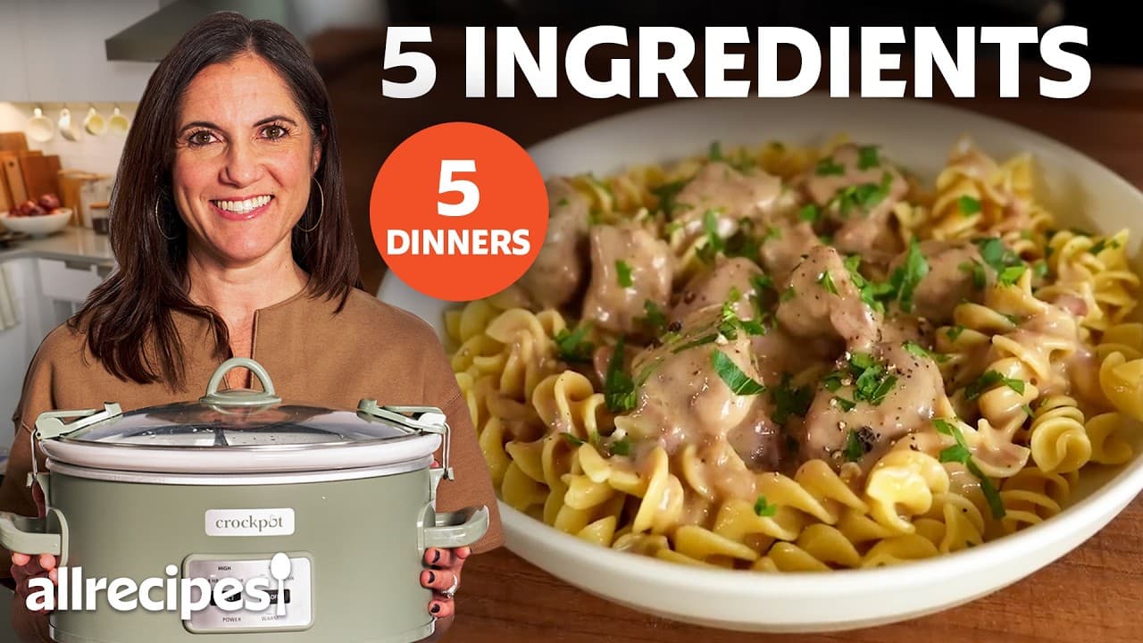 Video thumbnail: 5 Easy Crockpot Dinners with Just 5 Ingredients | Allrecipes