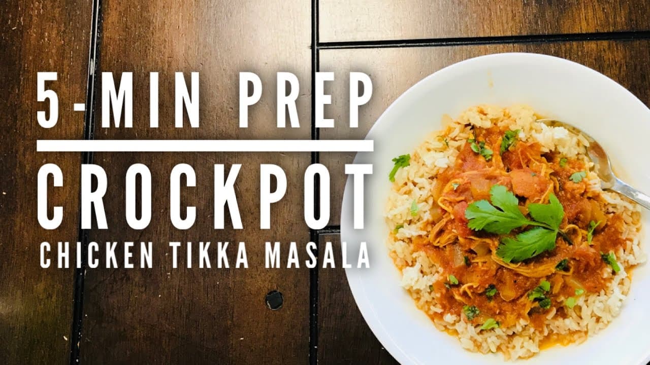 Video thumbnail: Crockpot Chicken Tikka Masala