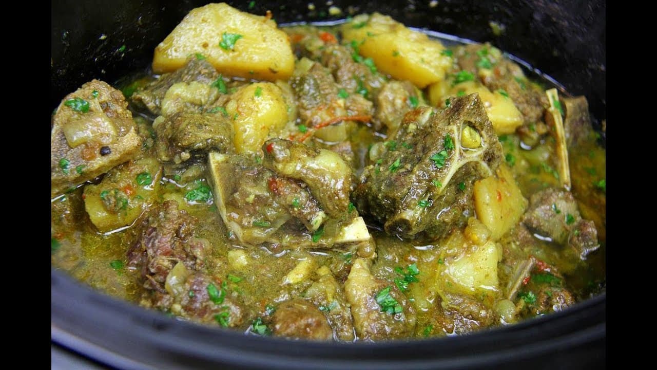 Video thumbnail: Ultimate  SlowCooker (CrockPot) Curry Goat | CaribbeanPot.com