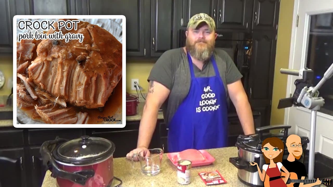 Video thumbnail: Crock Pot Pork Loin with Gravy