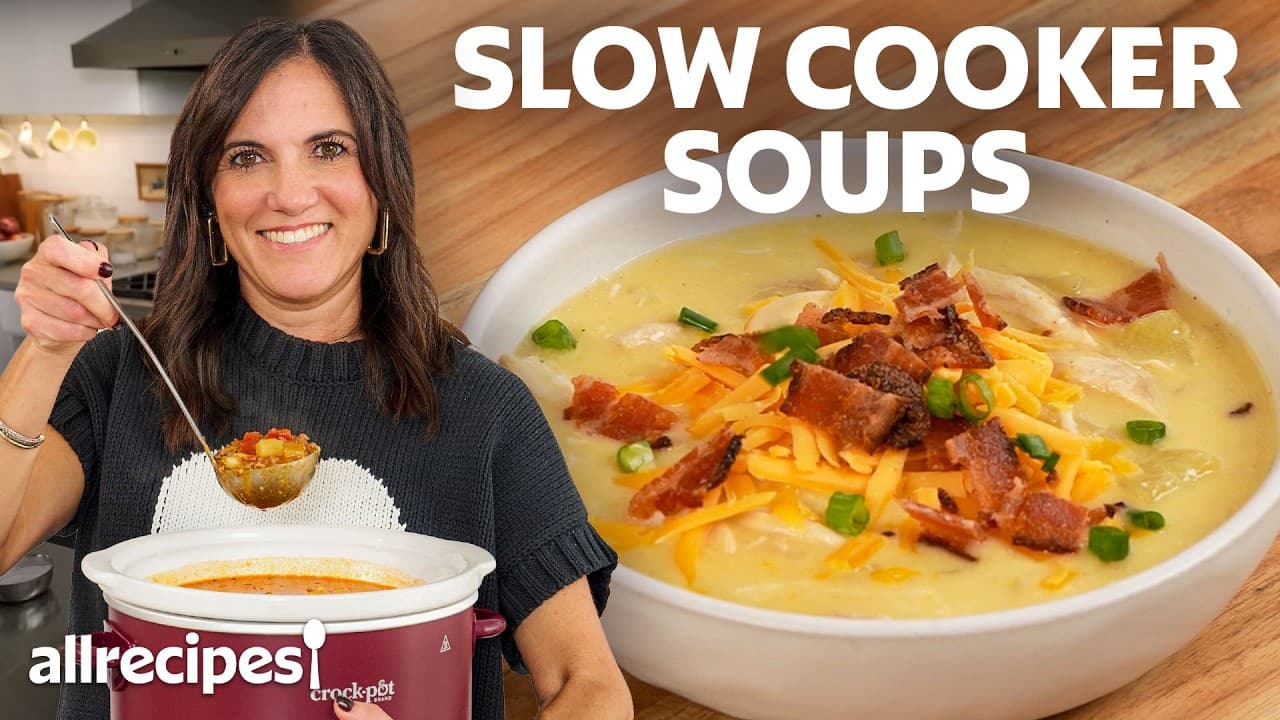Video thumbnail: 5 Easy Slow Cooker Soups Perfect for Winter | Allrecipes