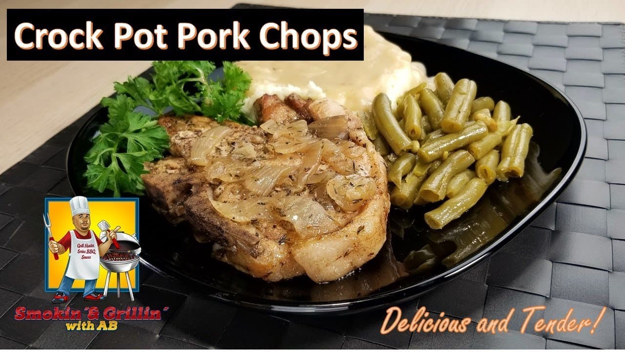 Video thumbnail: Crockpot Pork Chops - Delicious and Tender!