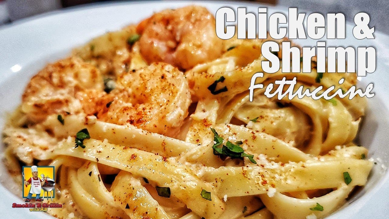 Video thumbnail: Cajun Chicken and Shrimp Fettuccine | Crockpot Recipes