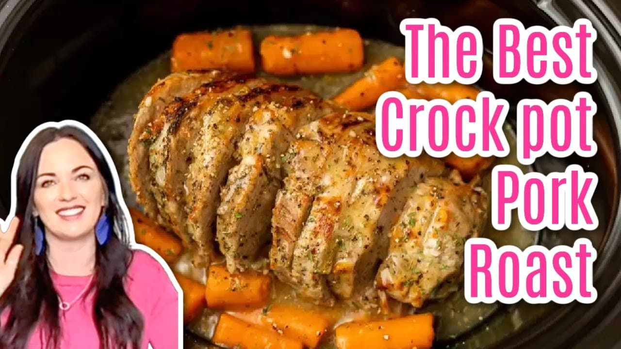 Video thumbnail: This Crock Pot Pork Roast is SO Delicious!