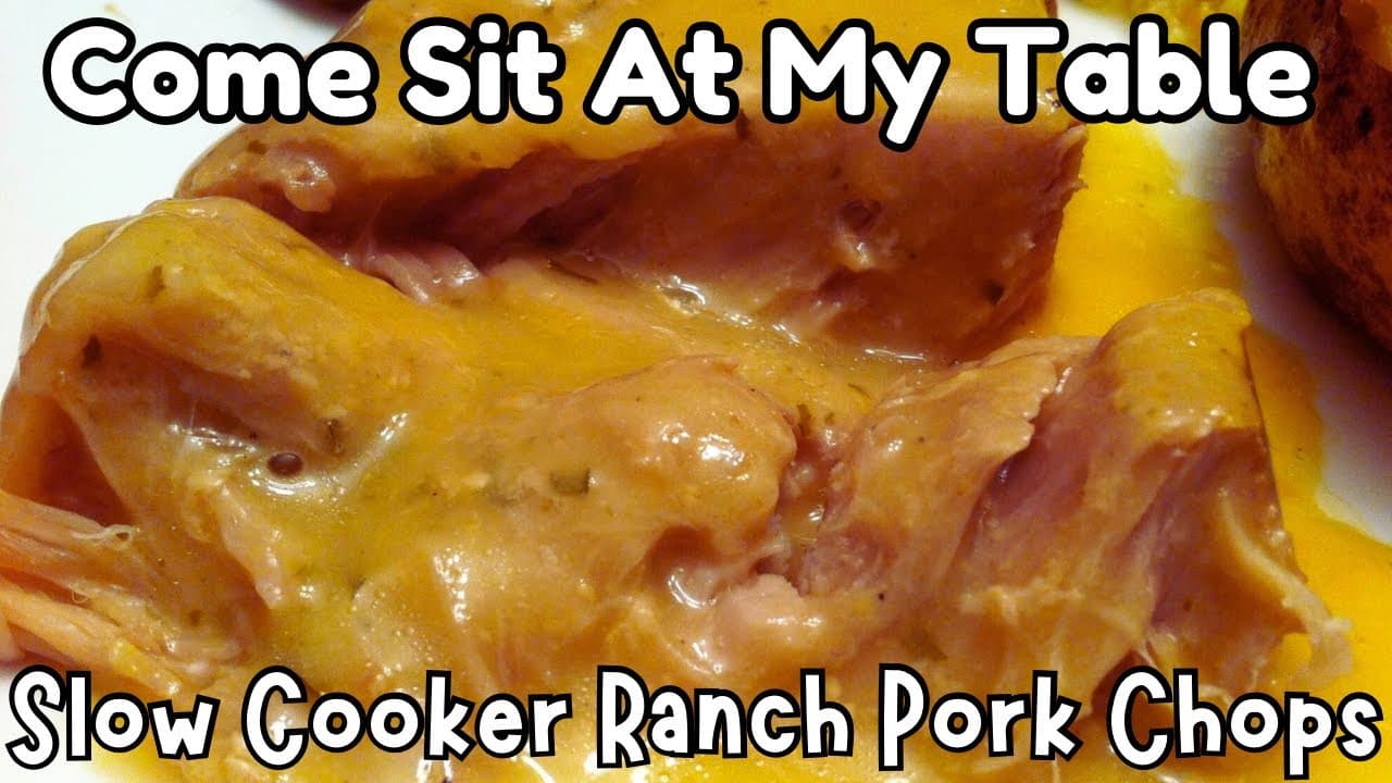 Video thumbnail: Slow Cooker Ranch Pork Chops - So Tender - They’ll Fall Apart with a Fork!