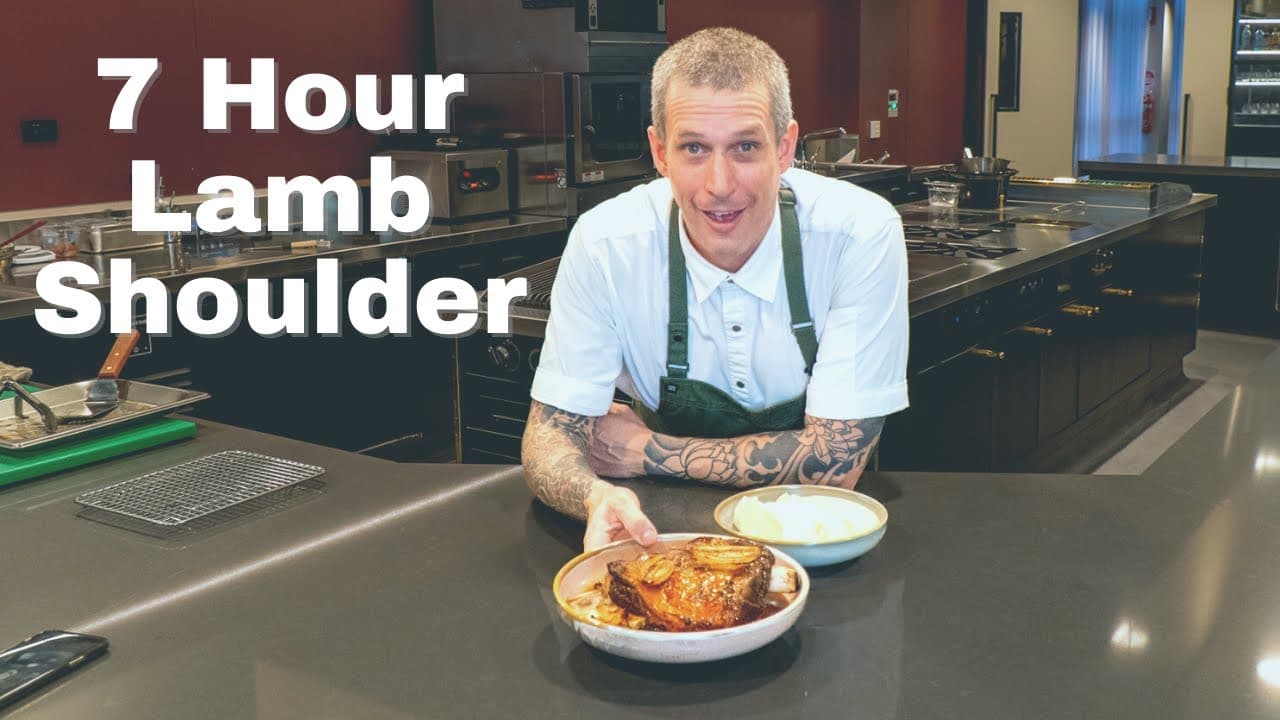 7-hour slow cooked lamb shoulder that will MELT in your mouth